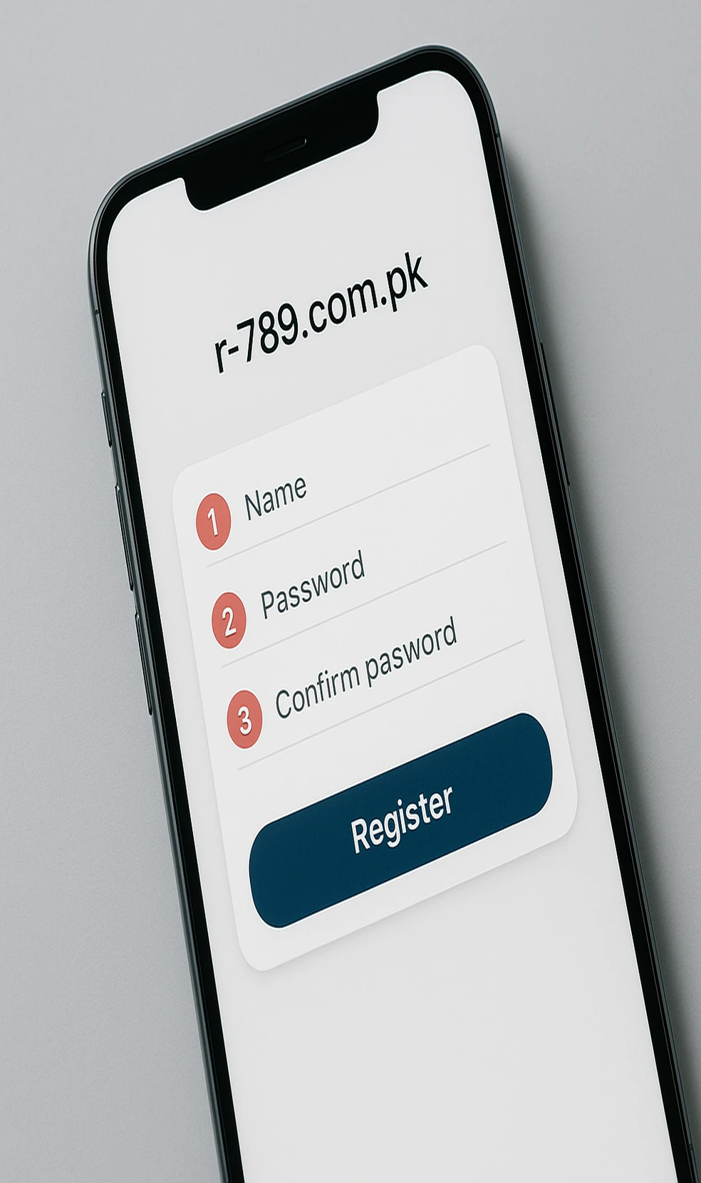 r789 Register Step-3